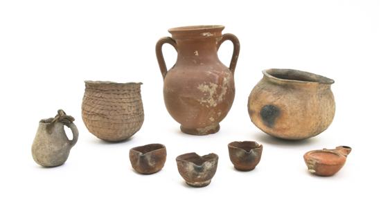 A Collection of Eight Ceramic Antiquities 15580e
