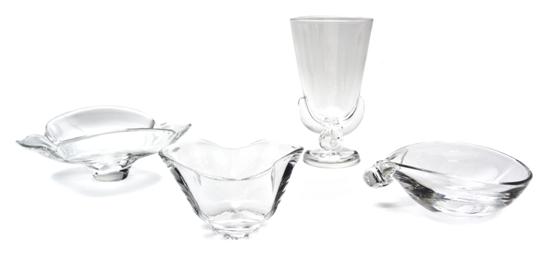 A Group of Four Steuben Glass Vessels 155828