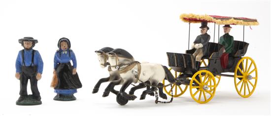  A Cast Iron Model of a Horse Drawn 155835