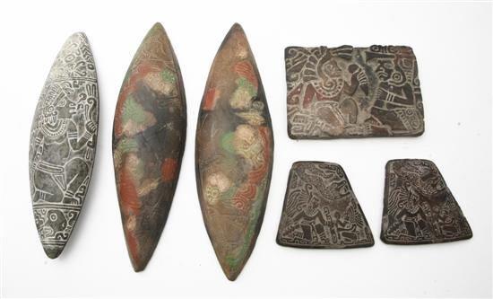  A Collection of Six Pre Columbian 15585a