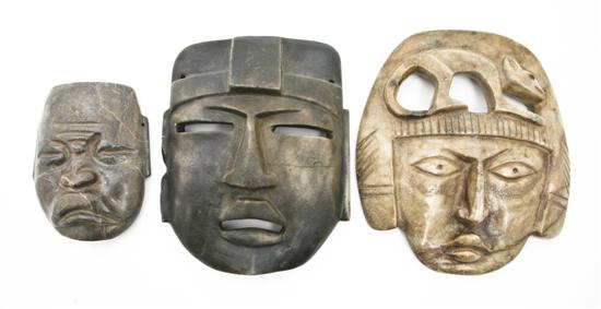 *A Group of Seven Olmec Style Carved