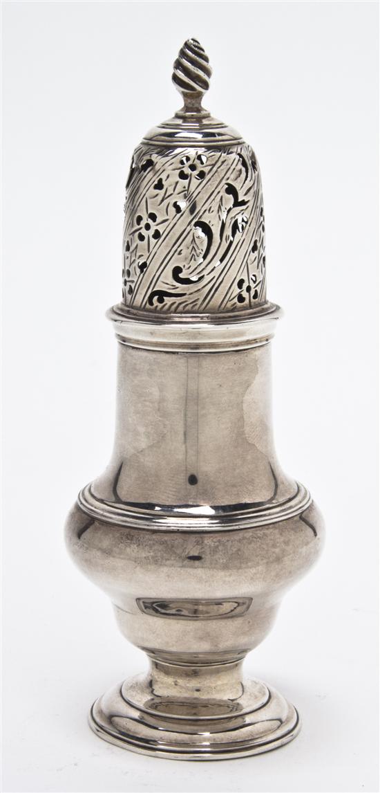 An English Silver Caster London 155864