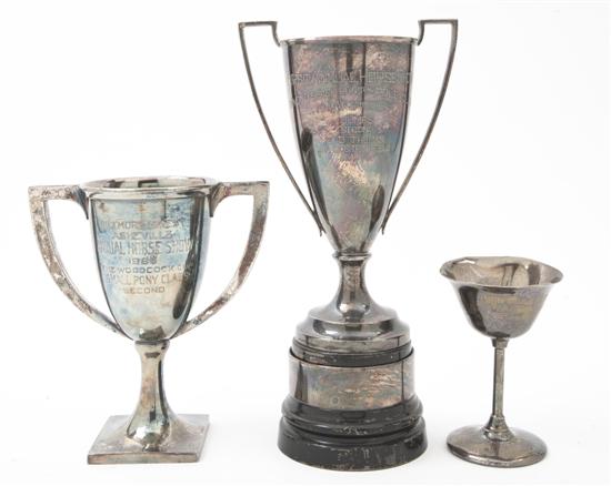  Two American Silverplate Trophies 155885