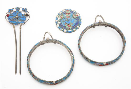 A Collection of Four Chinese Jewelry 1558d0