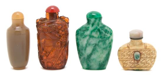 A Collection of Four Snuff Bottles comprised