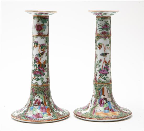 A Pair of Chinese Rose Medallion 1558fb