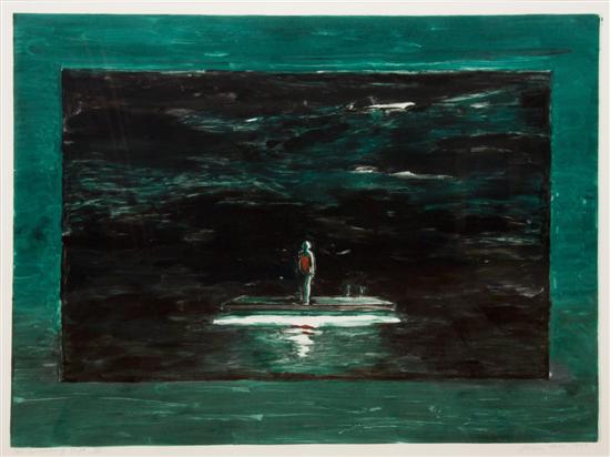 Susan Hall (American b. 1943) The Swimming