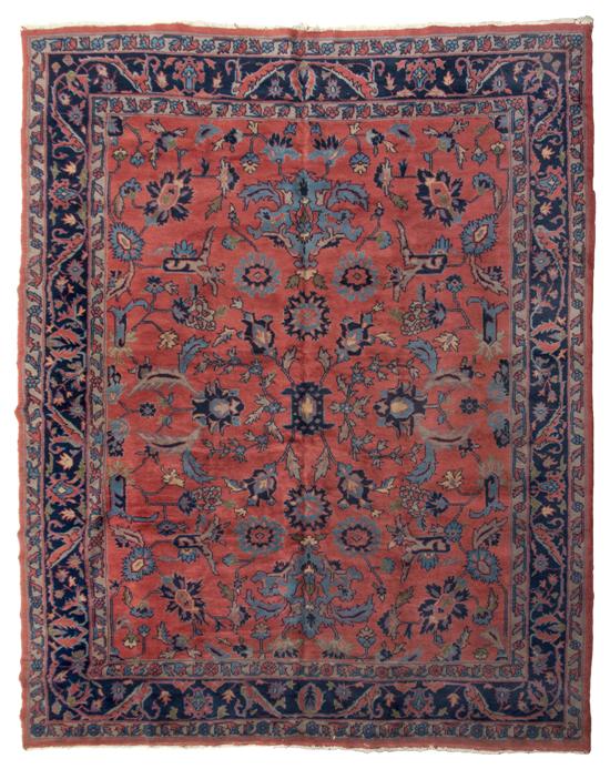 A Sarouk Wool Rug having allover 15599e