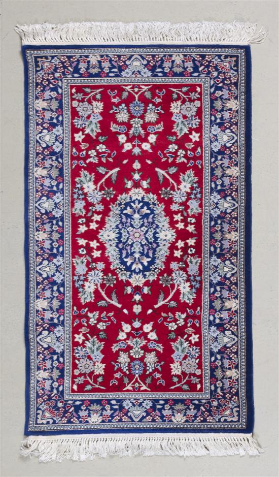 A Persian Wool Rug having stylized