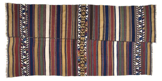 A Kurdish Kilim Wool Rug having 1559a3