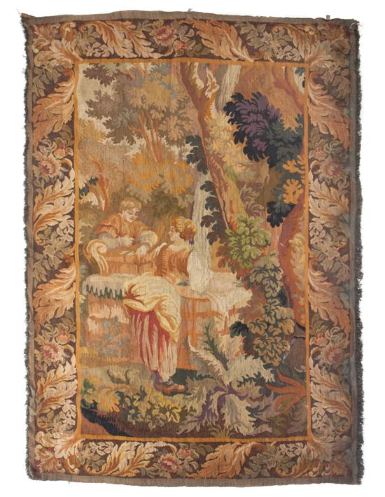 A Continental Woven Tapestry Panel