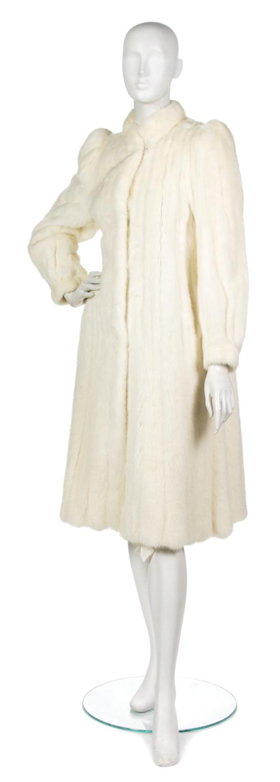 A White Mink Coat.