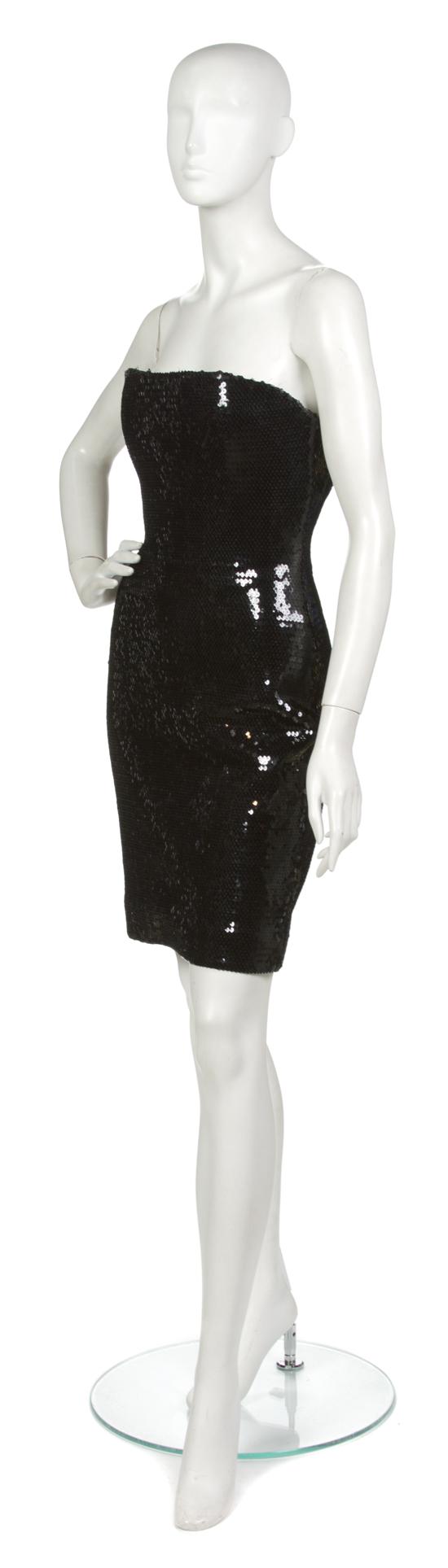 A Stephen Sprouse Black Sequin