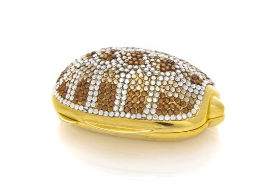 A Judith Leiber Silver and Amber 155b12