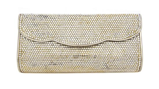 A Judith Leiber Champagne Crystal