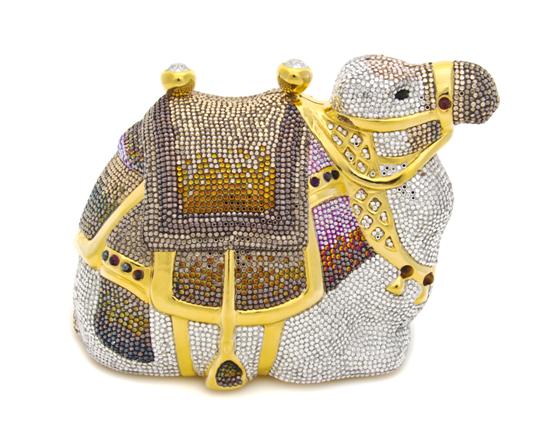 A Judith Leiber Multicolor Crystal 155b52