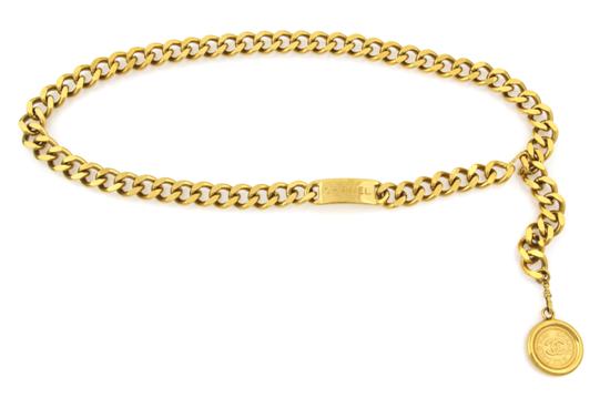 A Chanel Goldtone and Chainlink