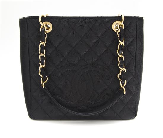A Chanel Black Quilted Caviar Leather 155b8d