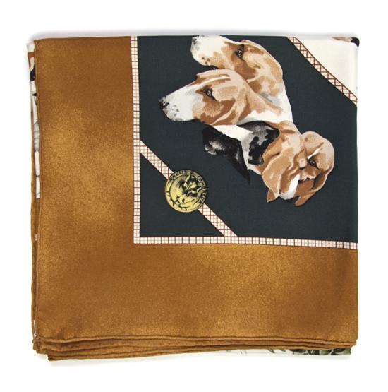 An Hermes Silk Scarf in a 'Le Poitevin'