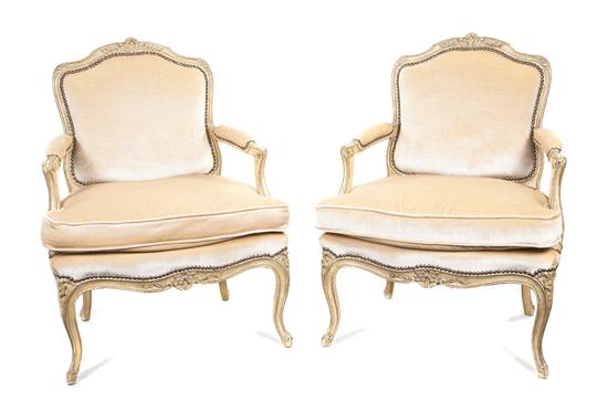 *A Pair of Louis XV Style Painted