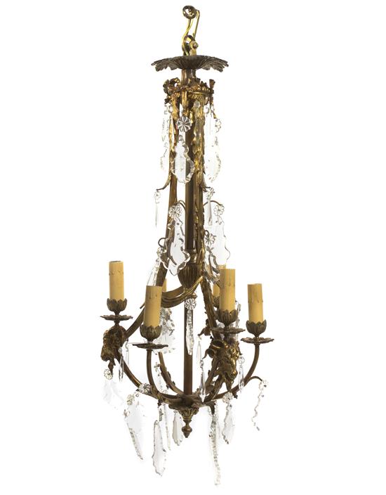 A Louis XV Style Gilt Bronze Chandelier 155c6f