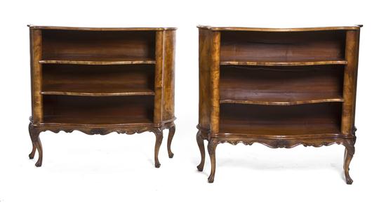 A Pair of Louis XV Style Burlwood