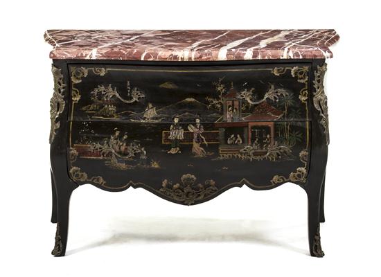 A Louis XV Style Chinoiserie Decorated 155c75