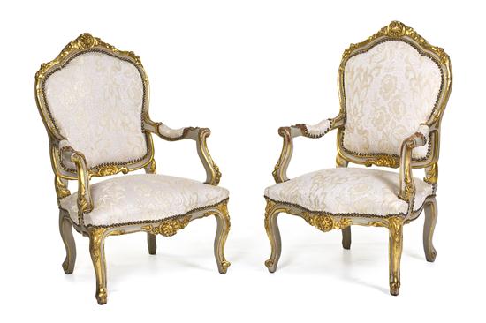 A Pair of Louis XV Style Painted 155c76