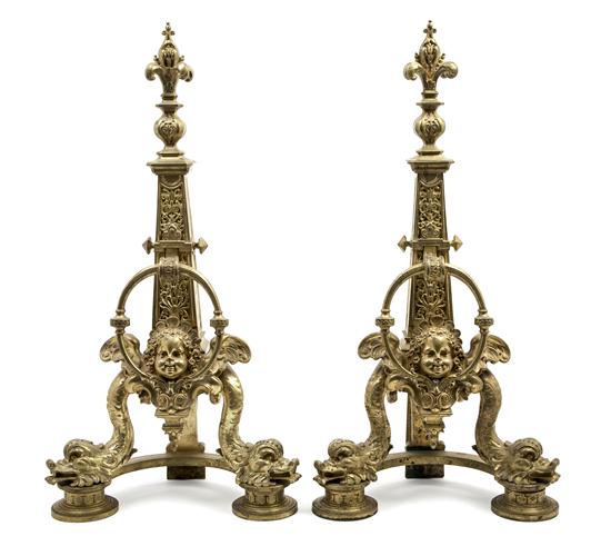 A Pair of Neoclassical Gilt Metal 155c70