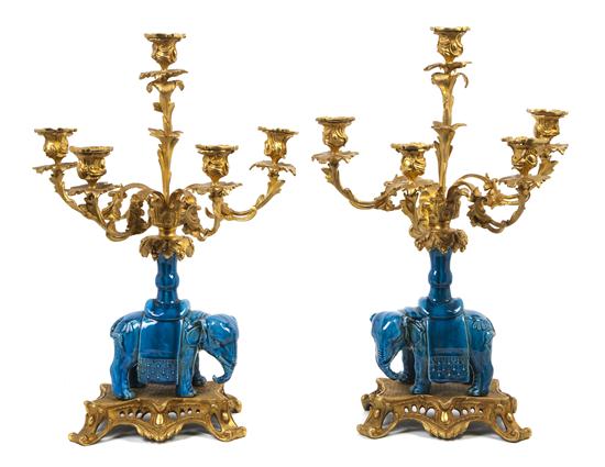 A Pair of Louis XV Style Gilt Bronze 155c7f