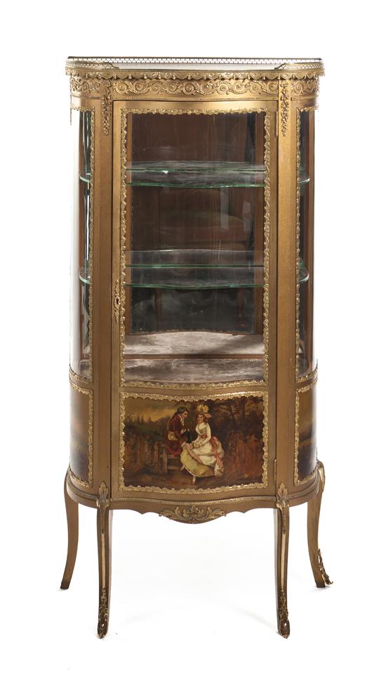 *A Louis XVI Style Gilt Metal and