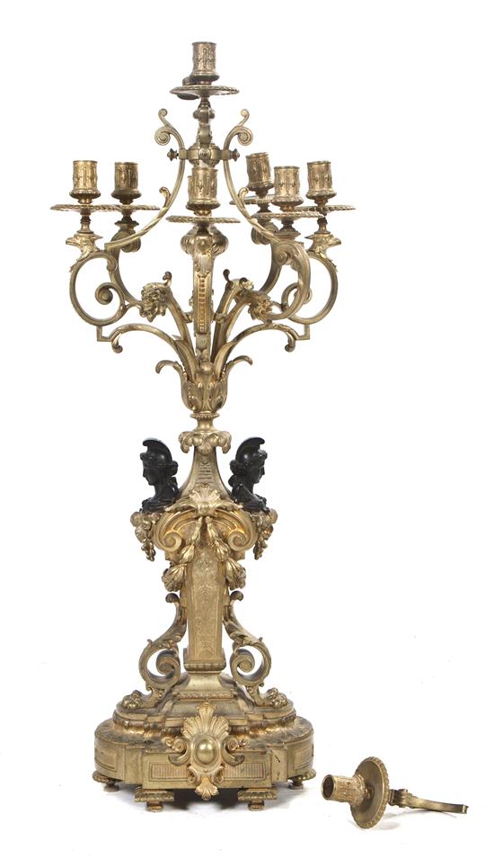 A Neoclassical Gilt and Patinated