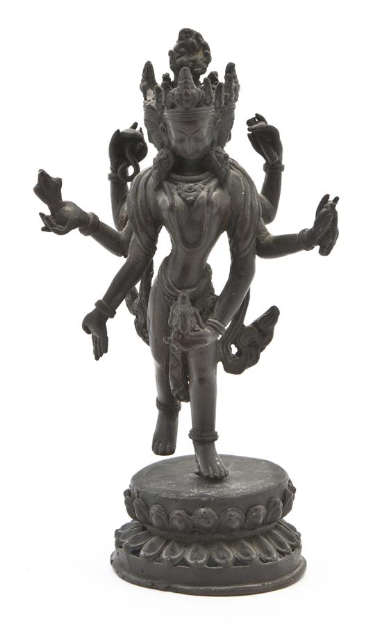  An Indian Bronze Figure of a Multi Armed 1535cc