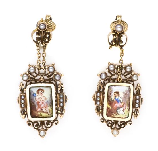  A Pair of Victorian Yellow Gold 1536a6