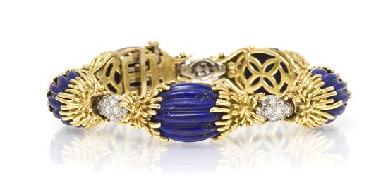  An 18 Karat Gold Lapis Lazuli 1536fc