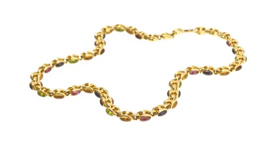 A 14 Karat Yellow Gold and Multi 15370e