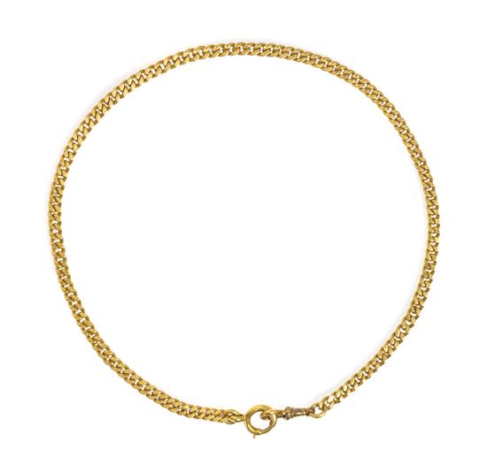 A 23 Karat Yellow Gold Chain in 15373b