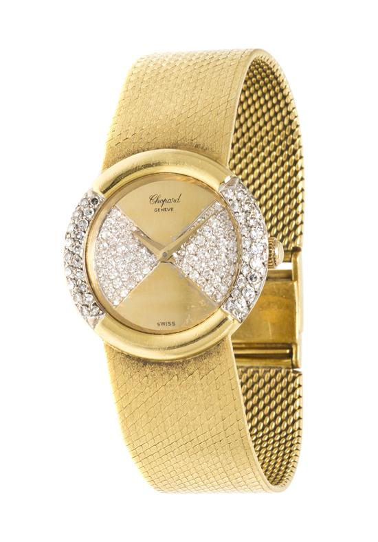 *An 18 Karat Yellow Gold and Diamond