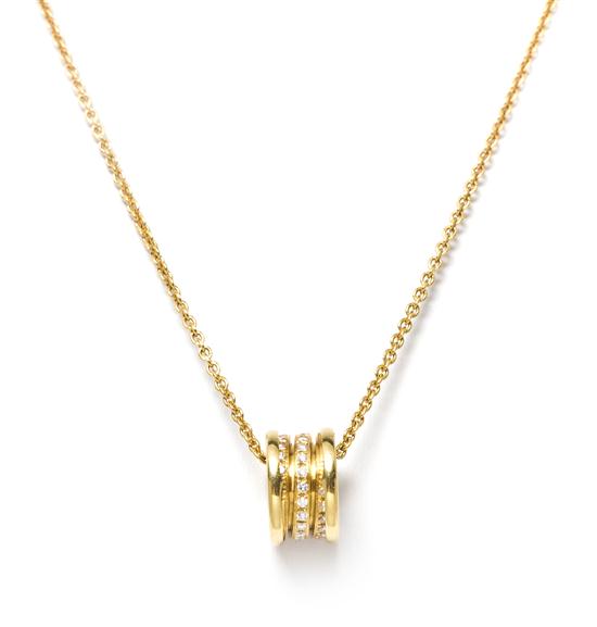 An 18 Karat Yellow Gold and Diamond 1537b5