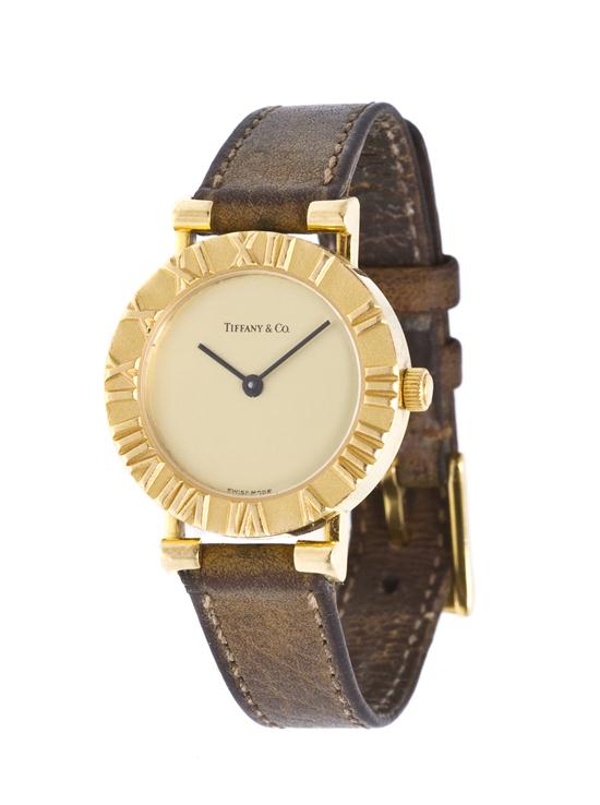 *An 18 Karat Yellow Gold Atlas Wristwatch