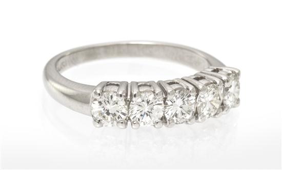 A Platinum and Diamond Band containing