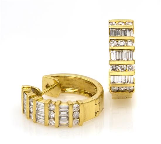 A Pair of 18 Karat Yellow Gold 153832