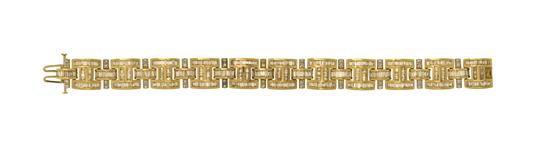  A 14 Karat Yellow Gold and Diamond 15383b