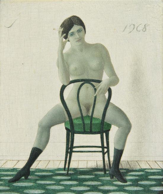 * John Wilde (American 1919-2006) Seated