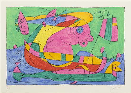 Joan Miro (Spanish 1893-1983) Ubu