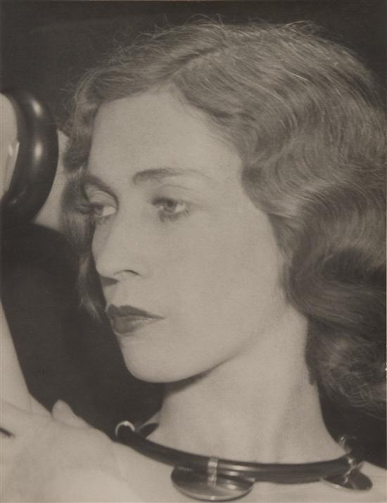Man Ray (American 1890-1976) Model with