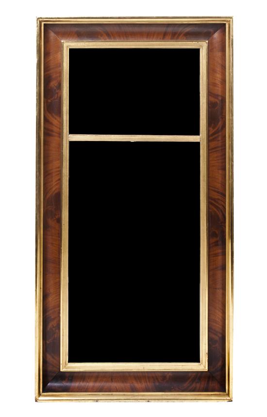 A Mahogany Pier Mirror of rectangular 153a1b