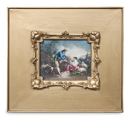 A Continental Miniature Painting on