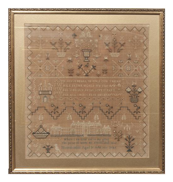 An American Needlepoint Sampler