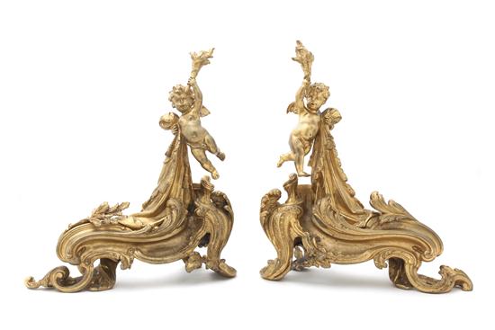 A Pair of Louis XV Gilt Bronze 153a50